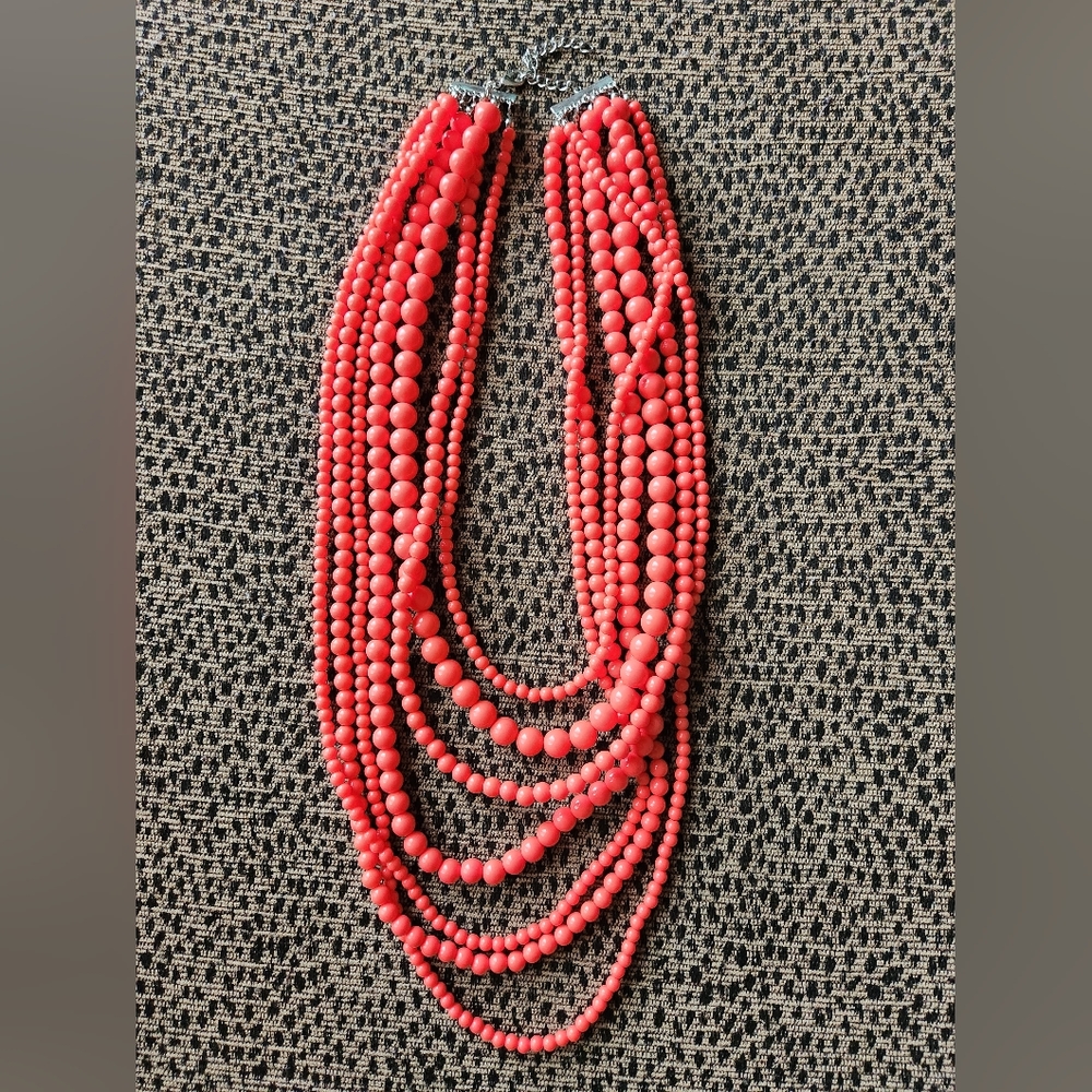 Large Multi-strand Necklace - Picture 2 of 5